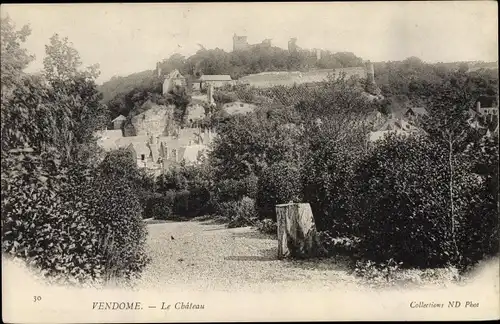 Ak Vendome Loir et Cher, Le Château