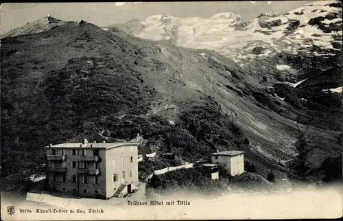 Ak Tiflis Engelberg Kt. Obwalden Schweiz, Trübsee Hotel