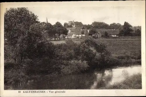 Ak Kaltenhouse Kaltenhausen Elsass Bas Rhin, Vue générale