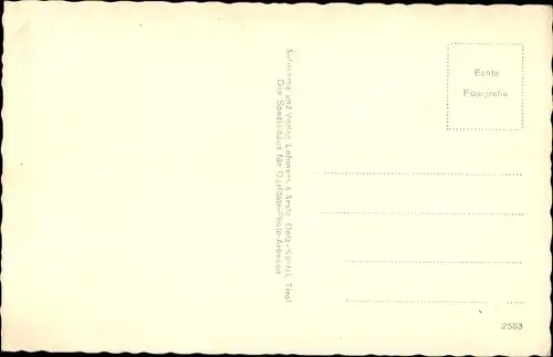 Ak Oetz in Tirol, Pension Alpenrose