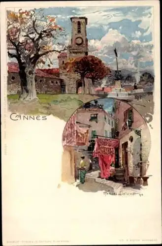 Künstler Litho Wielandt, Manuel, Cannes Alpes Maritimes, Église
