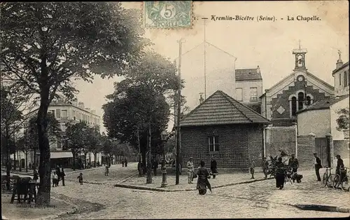 Ak Kremlin Bicetre Val de Marne, La Chapelle