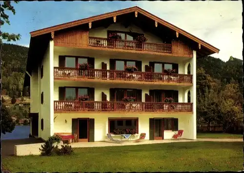 Ak Rottach Egern in Oberbayern, Gästehaus Hattmair am See