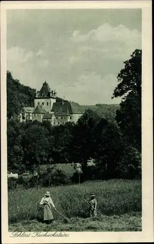Ak Liebstadt im Erzgebirge, Schloss Kuckuckstein