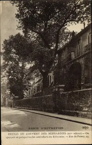 Ak Paris V., Restes du Couvent des Bernardins