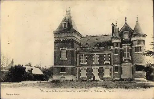 Ak Vouzon Loir et Cher, Château de Corvier