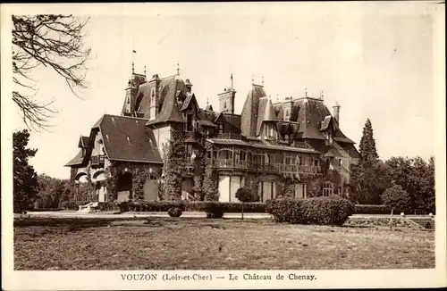 Ak Vouzon Loir et Cher, Le Château de Chenay