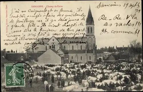 Ak Sancoins Cher, Champ de Foire