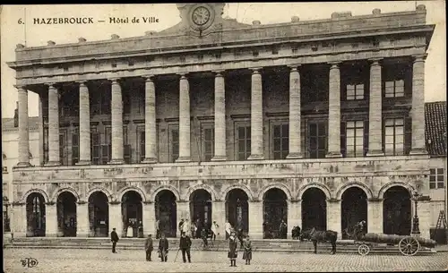 Ak Hazebrouck Nord, Hôtel de Ville