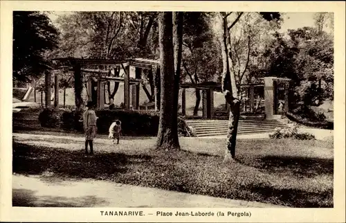Ak Tananarive Madagaskar, Place Jean Laborde, la Pergola
