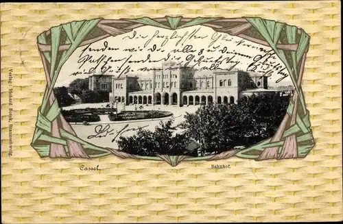 Passepartout Ak Kassel in Hessen, Bahnhof