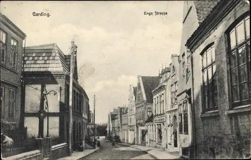 Ak Garding in Nordfriesland, Enge Straße