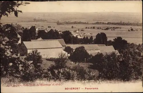 Ak Boisemont Val d'Oise, Panorama