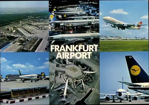 Ak Frankfurt am Main, Rhein Main Flughafen, Lufthansa