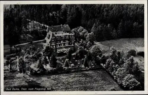 Ak Bad Berka in Thüringen, Fliegeraufnahme, Hotel