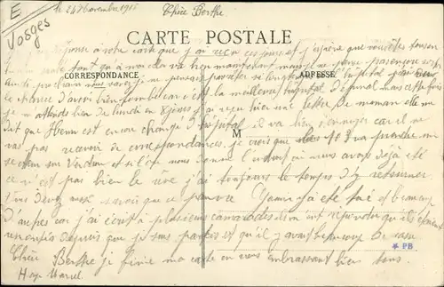 Ak Épinal Lothringen Vosges, Avenue des Templiers