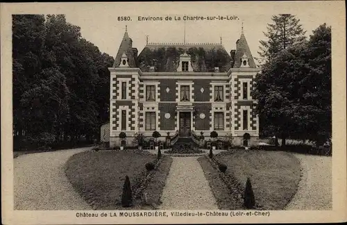 Ak Chartre sur le Loir Loir et Cher, Château de la Moussardière
