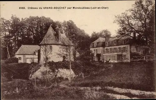 Ak Montdoubleau Loir et Cher, Château du Grand Bouchet