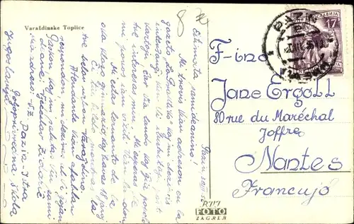 Ak Varaždinske Toplice Kroatien, Gebäude