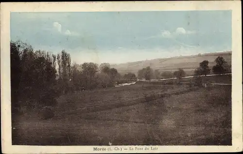 Ak Morée Loir et Cher, Le Pont du Loir