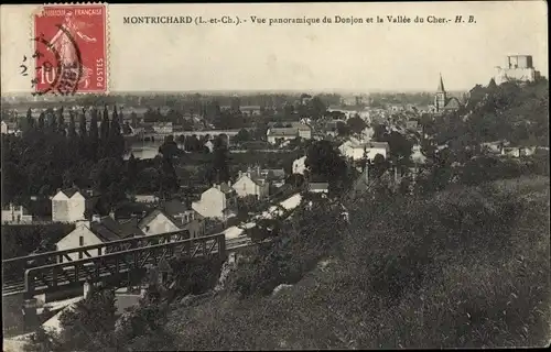 Ak Montrichard Loir et Cher, Vue panoramique