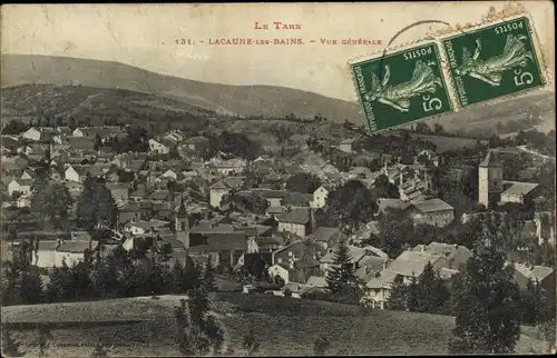 Ak Lacaune les Bains Tarn, Vue générale