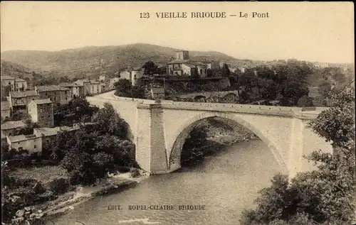 Ak Brioude Haute Loire, Le Pont