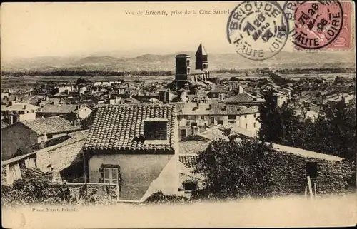 Ak Brioude Haute Loire, Vue générale