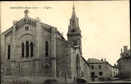Ak Dunières Haute Loire, L'Église