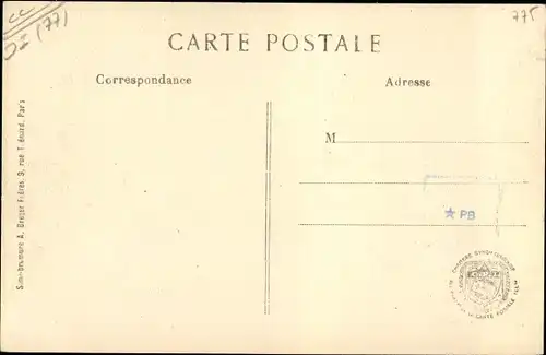 Ak Nangis Seine et Marne, Sortie du Parc