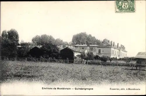 Ak Quincangrogne Seine et Marne, Vue générale