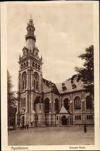 Ak Apeldoorn Gelderland Niederlande, Groote Kerk, Kirche