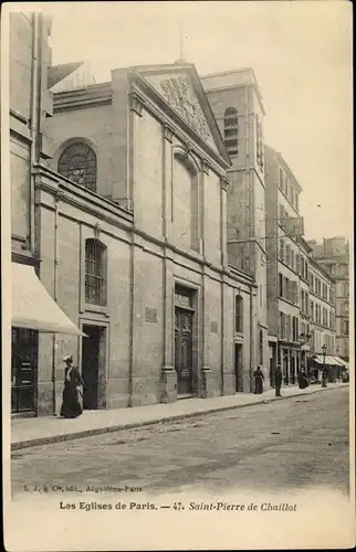 Ak Paris XVI. Passy, Eglise Saint Pierre de Chaillot