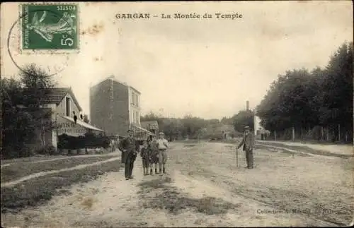 Ak Gargan Seine Saint Denis, La Montee du Temple