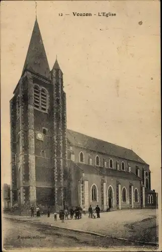 Ak Vouzon Loir et Cher, L'Église