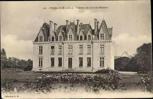 Ak Pruillé Maine et Loire, Chateau des Grandes Maisons