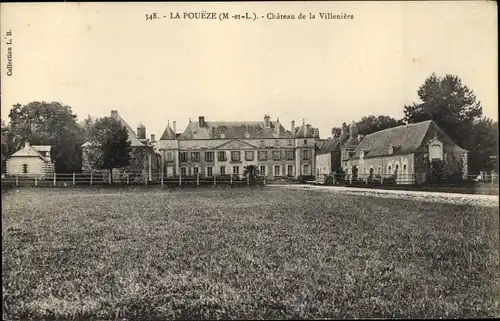 Ak La Poueze Maine et Loire, Chateau de la Villeniere