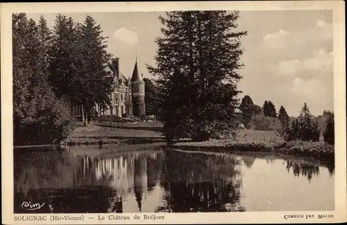 Ak Solignac Haute Vienne, Le Chateau de Bréjoux