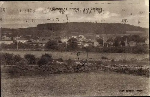 Ak Lucenay Rhône, Vue générale