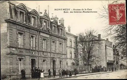 Ak Montmédy Lothringen Meuse, Avenue de la Gare