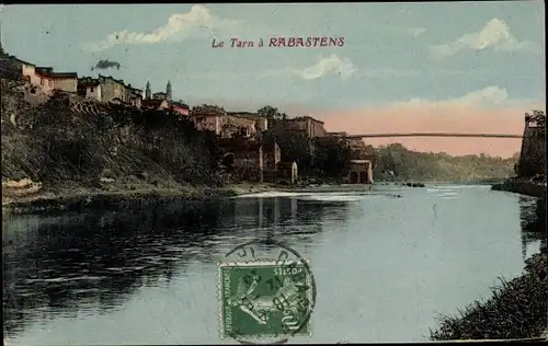 Ak Rabastens Tarn, Vue générale