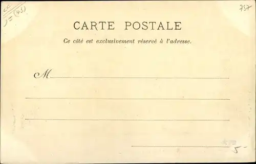 Ak Allègre Haute Loire, Le Portail de Monsieur