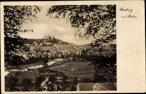 Ak Marburg an der Lahn, Panorama