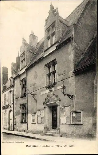 Ak Montoire Loir et Cher, L'Hôtel de Ville