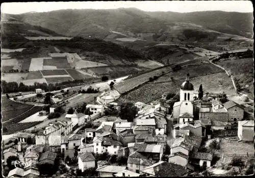 Ak Letra Rhône, Vue aérienne, Fliegeraufnahme