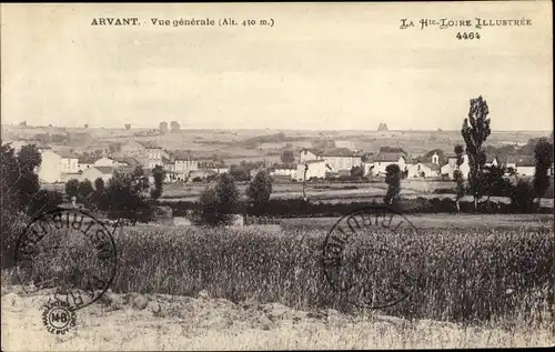 Ak Arvant Haute Loire, Vue générale