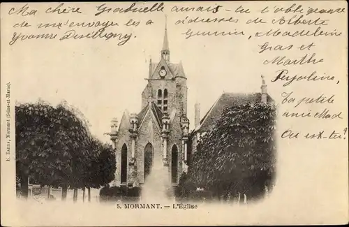 Ak Mormant Seine et Marne, L'Église