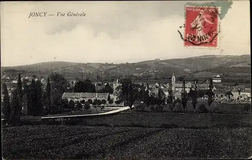 Ak Joncy Saône et Loire, Vue générale