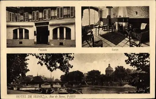 Ak Paris VI., Hotel de Seine, 52 Rue de Seine