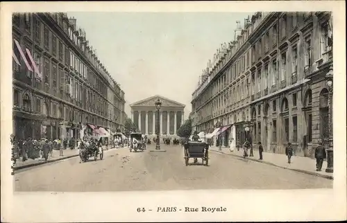 Ak Paris VIII., Rue Royale